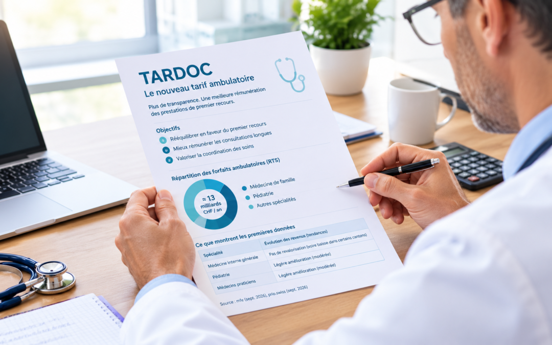 Tardoc : gagnez-vous plus qu’avec le Tarmed ?